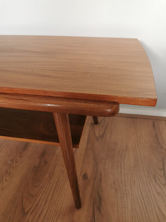 Image 1 of Table basse vintage des années 50 avec plateau réversible