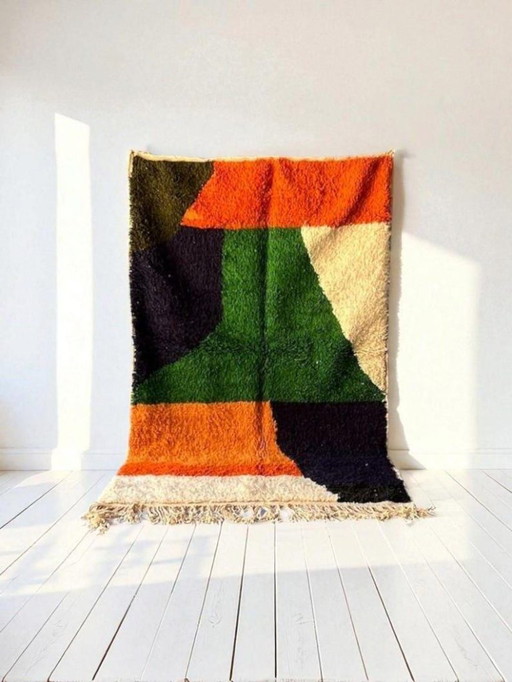 Tapis marocain en laine naturelle 250cmx150cm