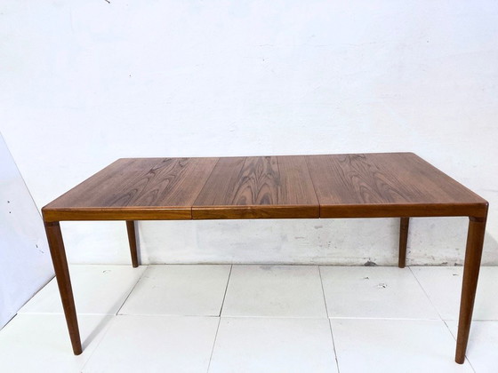 Image 1 of XXL teak dining table by Bramin Design HW Klein, 1960s, Made in Denmark