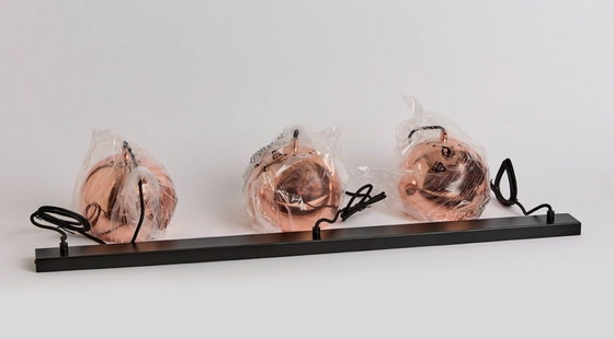 Image 1 of Designer lampe suspendue Frandsen Ball Track - cuivre, 3-flamme
