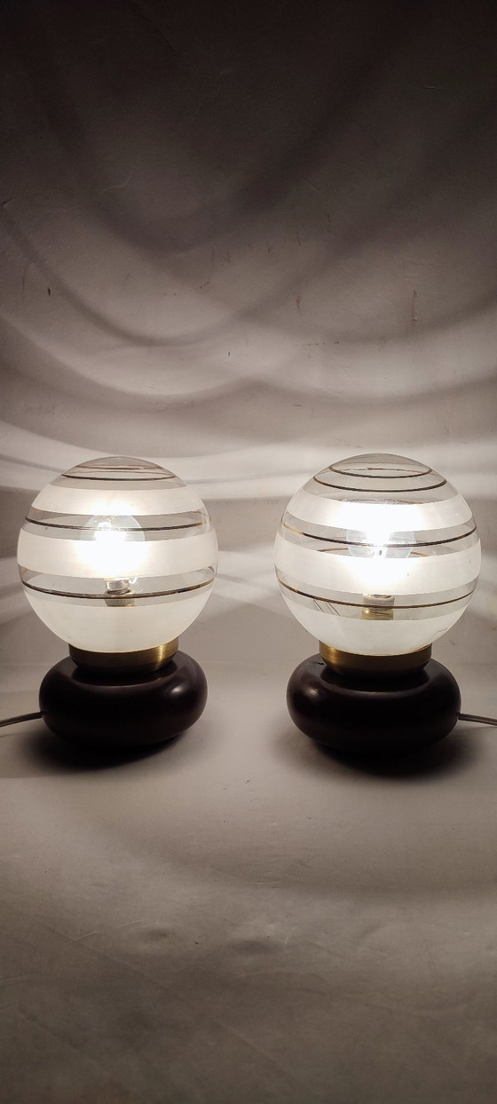 Image 1 of Parir de lámparas de sobremesa. España, década de 1970.