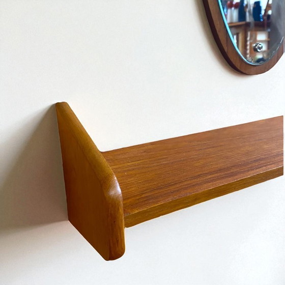 Image 1 of Specchio vintage con mensola a muro coordinata