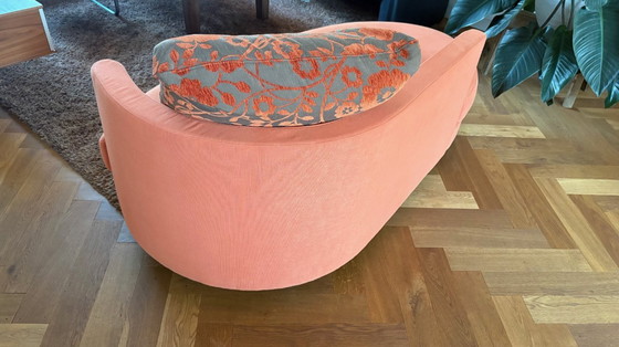Image 1 of Rolf Benz 4500 Orange Zweisitzer-Sofa