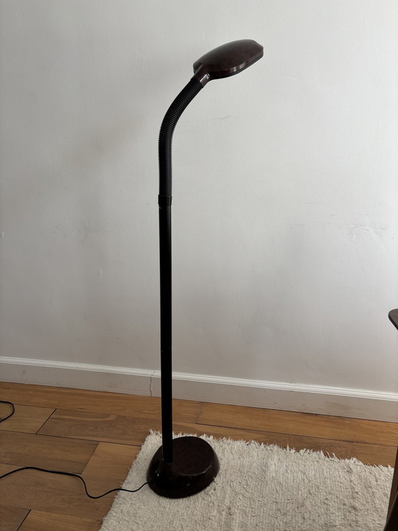 Image 1 of Lampadaire postmoderne vintage à col de cygne