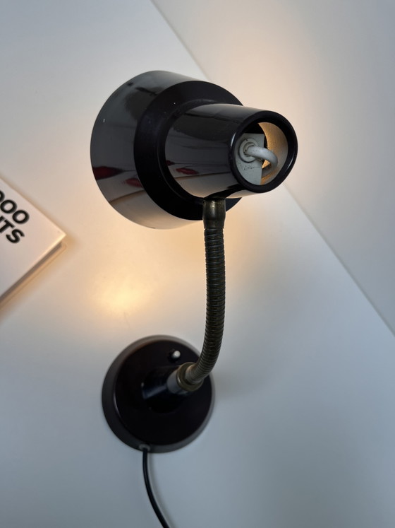 Image 1 of Vintage brown Gemi desk lamp / table lamp
