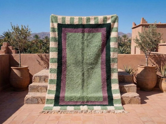 Magnifico tappeto verde in lana 160/260cm – Tappeti (photo 4 of 7)