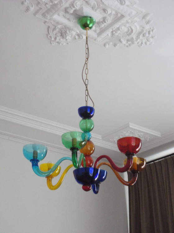 Murano lamp, multicolor – Chandeliers, Glass (photo 3 of 7)