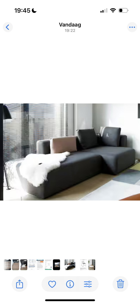 Image 1 of Hay Mags 2.5 seater low armrest color Divina Md 353 hay 