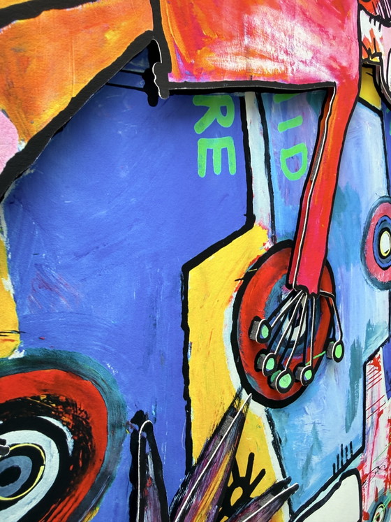 Paul Kostabiart Gemengd in reliëf – Kunst, Paper, Other (photo 8 of 10)