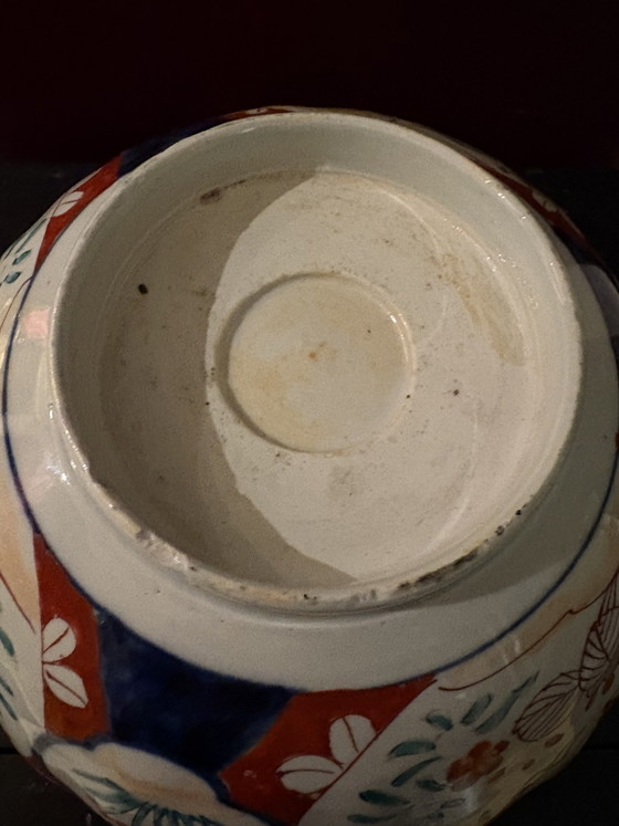 Hermoso cuenco japonés antiguo Imari de 24 cm. – Porcelain (photo 6 of 9)
