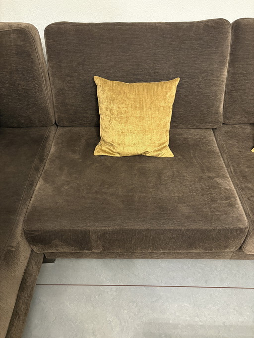 Natuzzi corner sofa, reupholstered - as good as new!