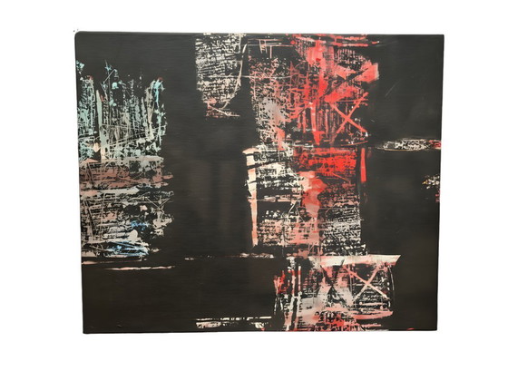 Image 1 of Tempera on large canvas