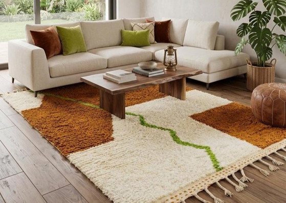 Image 1 of Luxe handgemaakt vloerkleed 250cm x 150cm