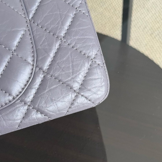 Image 1 of CHANEL 2.55 REISSUE 227 - PELLE DI VITELLO INVECCHIATA TRAPUNTATA, LAVANDA, FERRAMENTA ORO, SERIE 14

