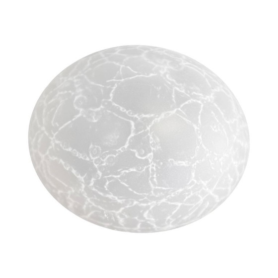 Image 1 of Modernist glass ceiling lamp VEB Narva Germany 1970s.