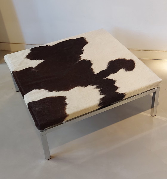 Image 1 of Vintage Cowhide Coffee Table