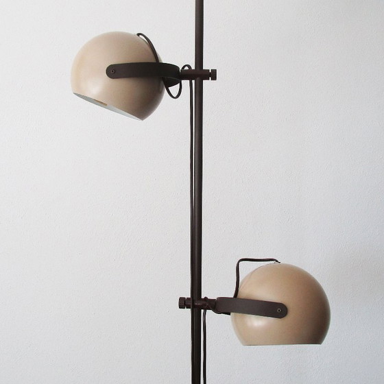 Image 1 of Lampada da terra vintage Anvia anni '70 con due lampadine regolabili