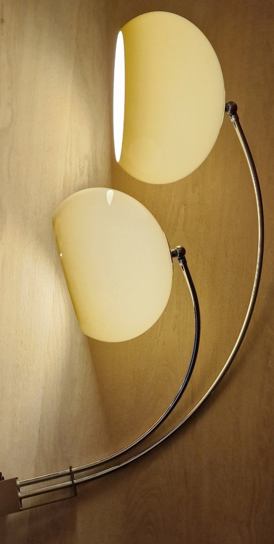 Image 1 of Dijkstra double arc lamp mushroom 1970s