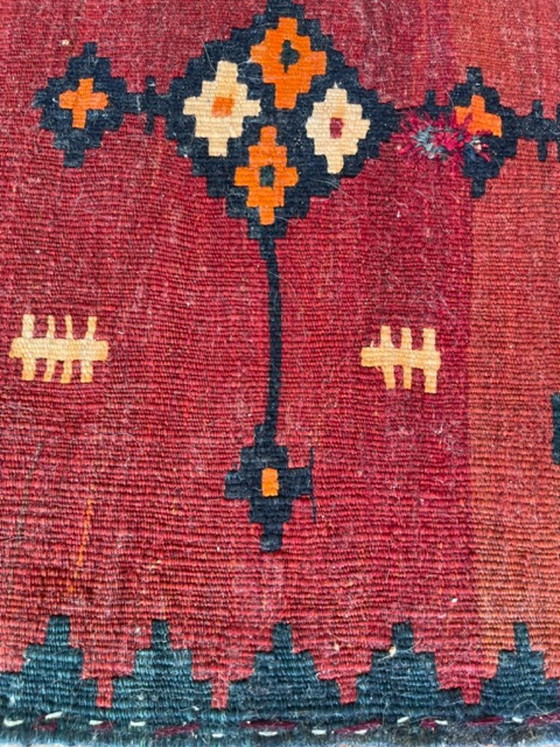 Khorjin Persiano Antico (Borsa da Cammello) c.1900, Koerdische of Bakhtiari stammen in Perzië, Tappeti, Lana (foto 5 di 5)