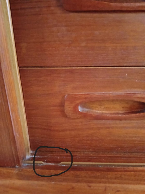 Image 1 of HP Hansen Deens mid century highboard