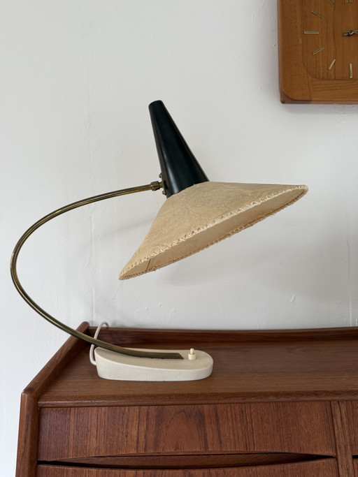 Lámpara de mesa vintage con sombrero de bruja, Cosack Leuchten '60