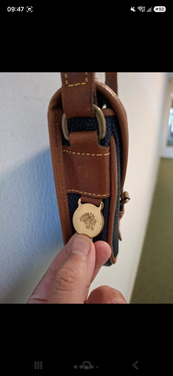 Borsa a tracolla piccola vintage Mulberry Scotchgrain stile saddlebag – Borse a tracolla, Pelle, Tessile (photo 3 of 12)