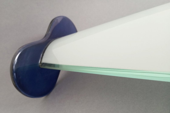 Image 1 of Ettore Sottsass vase en verre postmoderne "Lui" 1990 RSVP Italia Sottsass Associati