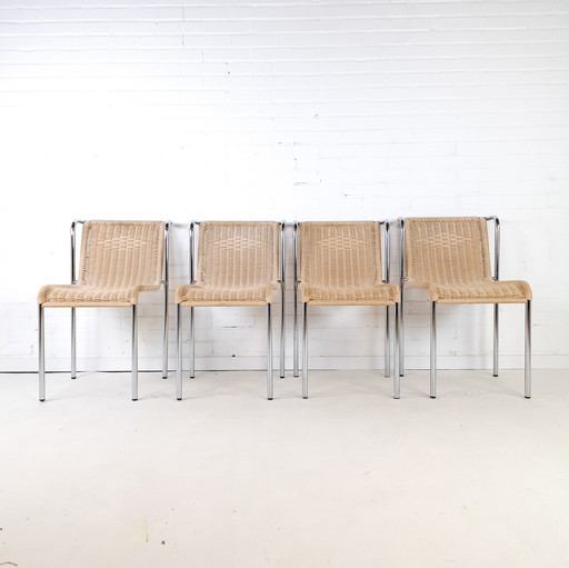 4x Vintage-Stuhl Gabriele Mucchi S5