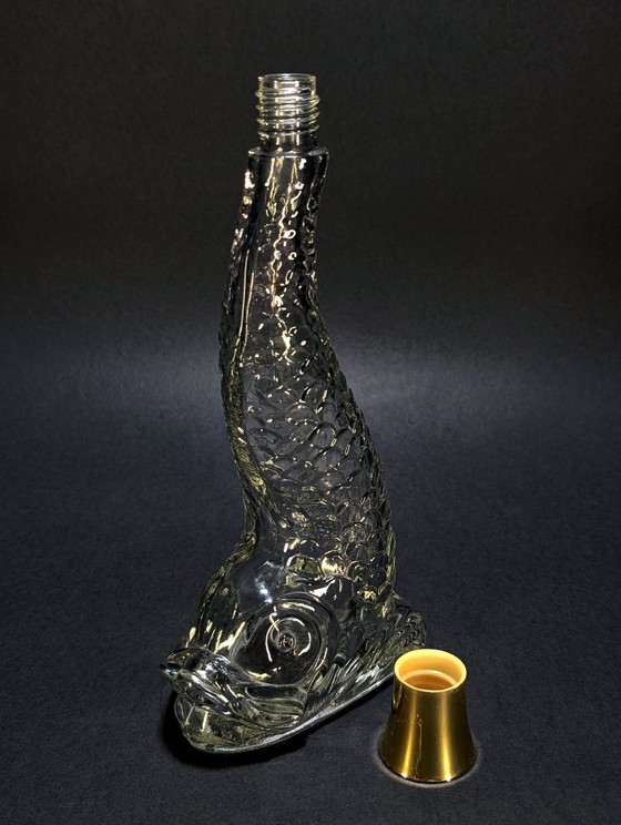 Vintage Fish Bottle (Made in France) – Decorative Objects, Glass, Metal (photo 5 of 10)