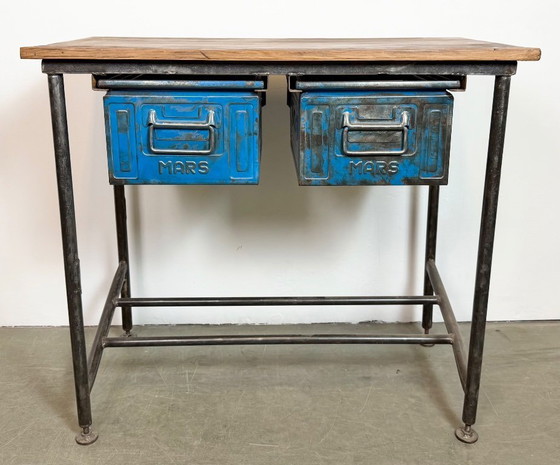 Image 1 of Vintage Industrial Worktable, 1960s