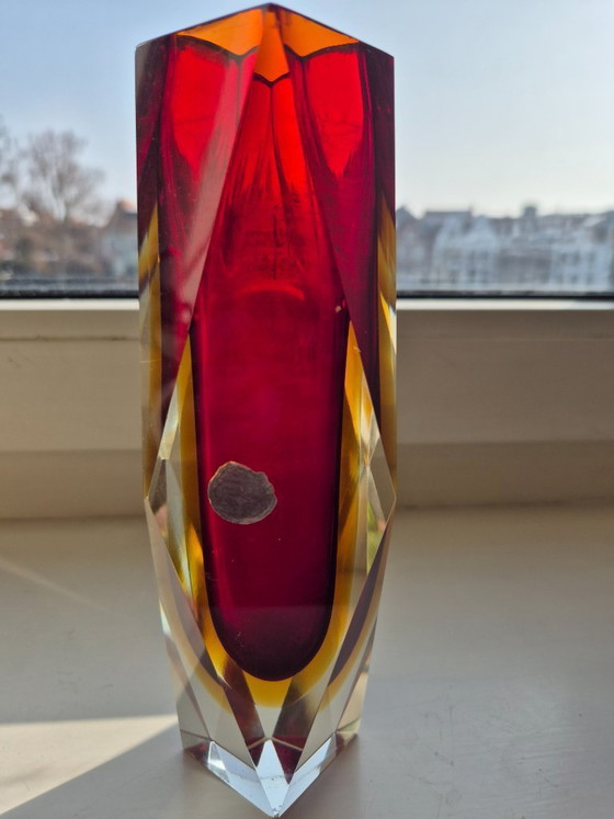 Image 1 of murano vaas flavio poli 1960