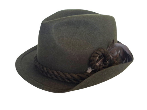 Chapeau tyrolien CAPO Autriche original - Neuf avec boîte - Imperméable