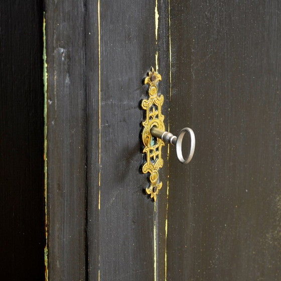 Image 1 of Black Pine cabinet, circa 1900