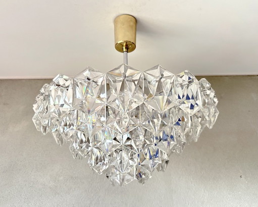 Vintage Grote Kinkeldey Kroonluchter – Crystal, Glass