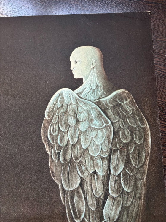 Image 1 of Leonor Fini, Extreme Nacht, seltene Lithografie, 1980