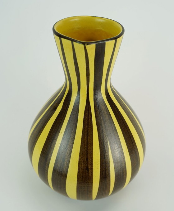 Image 1 of ilkra mid century VASE decor 'kairo' 1950s model 163-24 design ernst werner