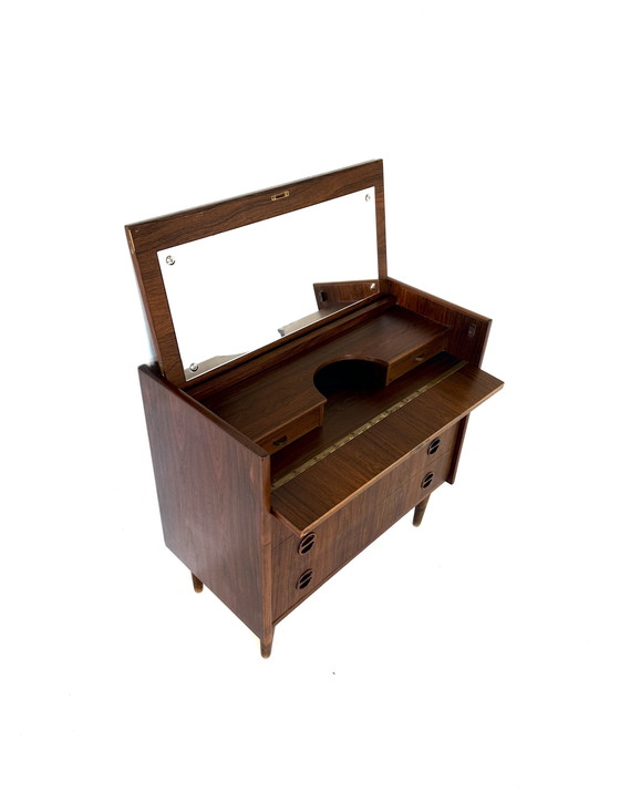 Image 1 of Coiffeuse danoise vintage en palissandre des années 60