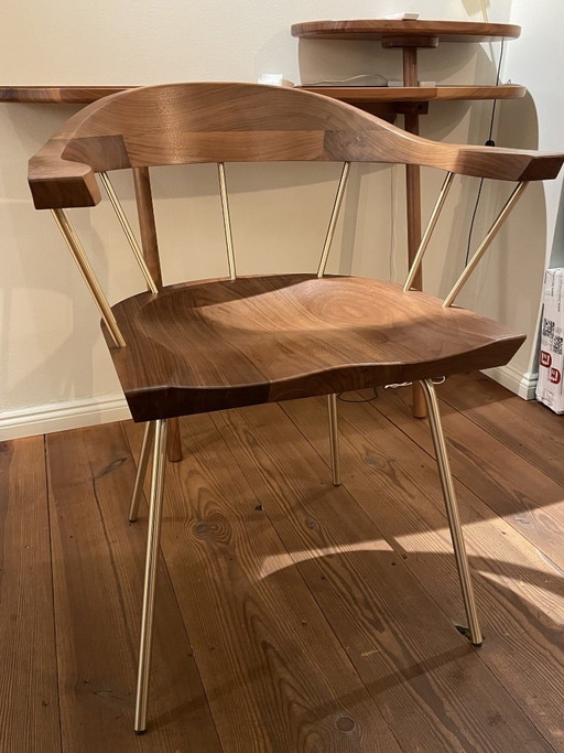 1 x BASSAM FELLOWS - SPINDLE CHAIR