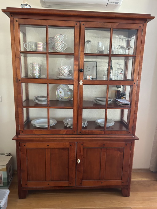 Vitrina Schuitema Shaker Furniture – madera maciza de cerezo – ca. 2004 – en perfecto estado