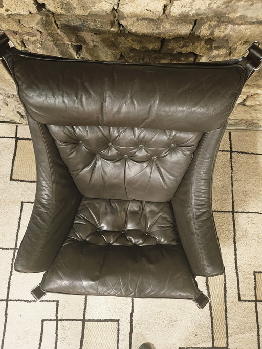 Fauteuil Sigurd Ressell Norvégien 1970