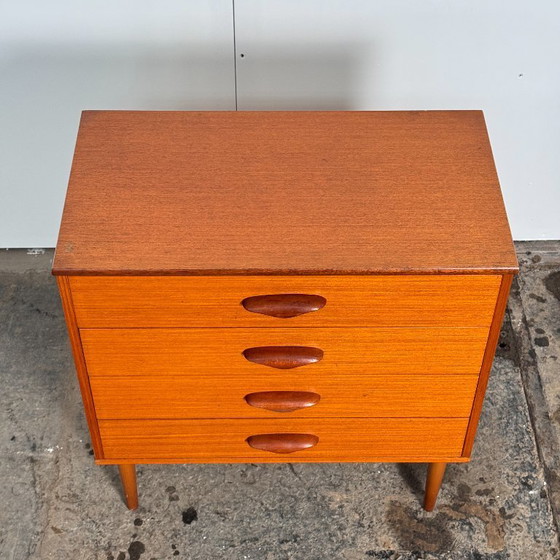 Image 1 of Teak Sideboard with 4 Drawers, 1960s — Mid-Century Design