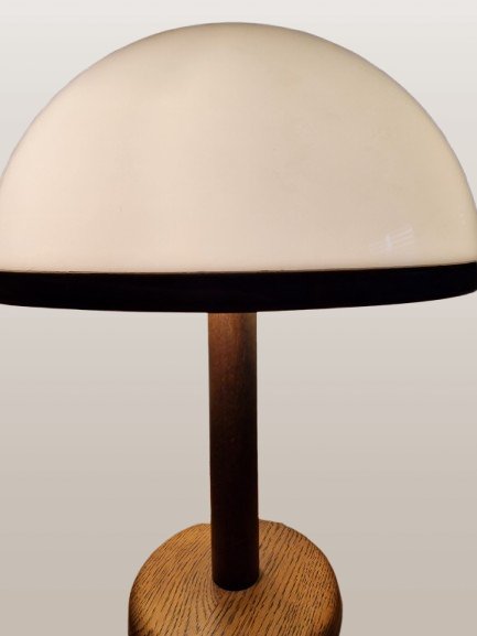 Steinhauer Table Lamp Mushroom – Glass, Wood (photo 4 of 5)