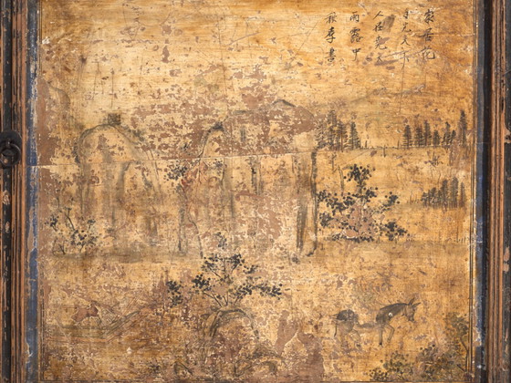 Credenza antica dipinta in olmo – Cina, circa 1950 – Credenze, Iron (photo 33 of 40)