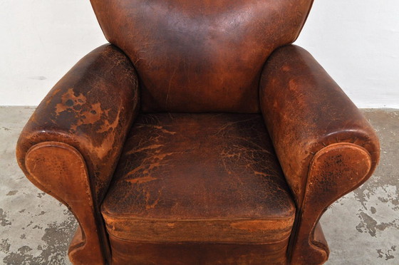 Image 1 of Franse Art Deco clubfauteuil, jaren 30