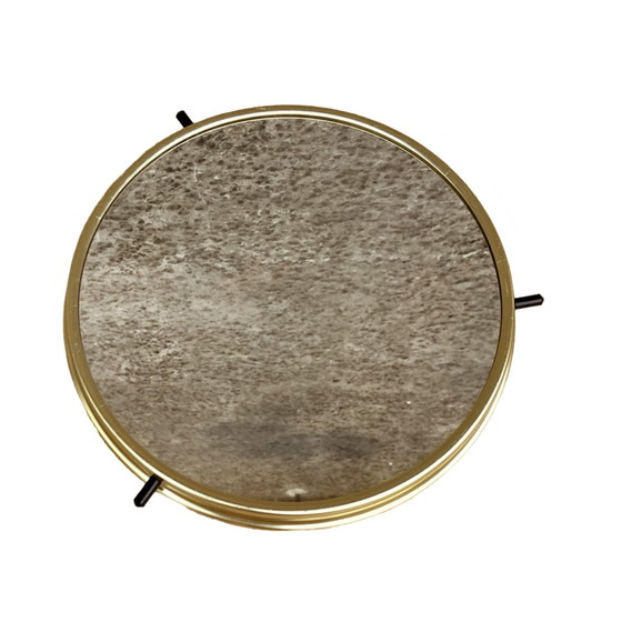 Image 1 of Draaibaar dienblad met spiegel in Hollywood Regency stijl, Duitsland, jaren 1960