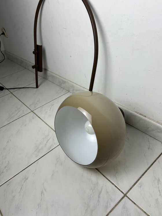 Image 1 of Vintage arc lamp mushroom shade Herda