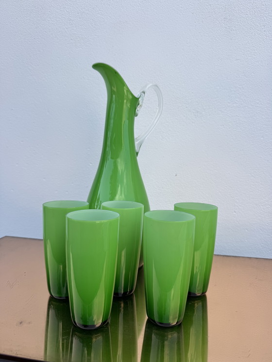 Murano glazen sinaasappelsapset, jaren 60 – Glazen & Karaffen, Murano Glass (photo 14 of 14)