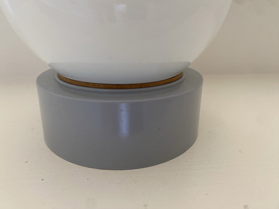 Plafoniera/ Lampada da parete Vintage Corodex, Vetro opale / Anni '70, Plafoniere, Plastica, Grigio (foto 5 di 8)