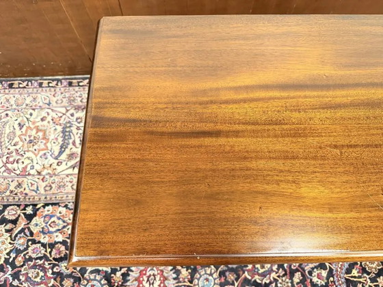 Credenza da ufficio inglese classica, Credenze con vetrina, Marrone (foto 12 di 13)