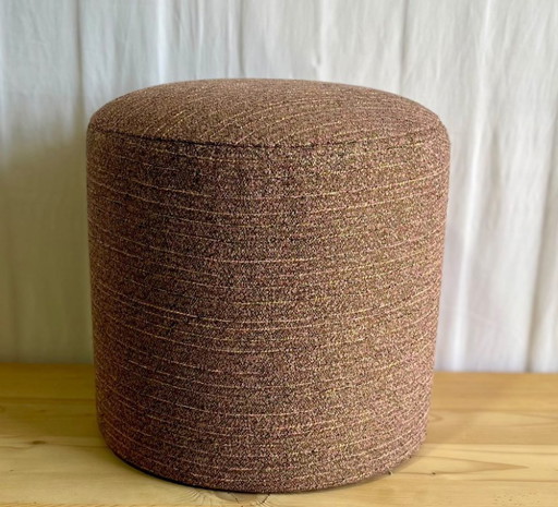 Handmade sustainable designer pouf – a unique piece